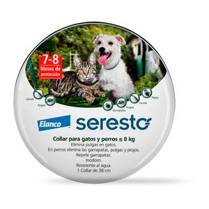 SERESTO GATOS Y PERROS HASTA 8 KG. COLLAR DE 38 CM