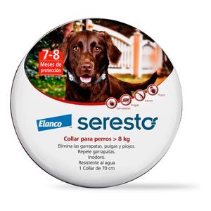 SERESTO PERROS MAS DE 8 KG. COLLAR DE 70 CM