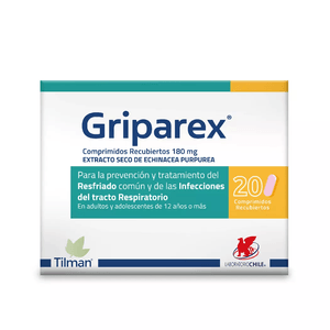 GRIPAREX ECHINACEA 20 COMPRIMIDOS