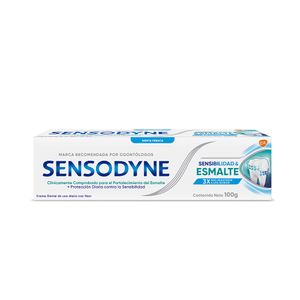 PASTA DENTAL SENSODYNE SENSIBILIDAD Y ESMALTE MENTA 100 GR.