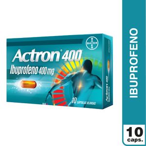 ACTRON 400 MG X 10 CAPS.