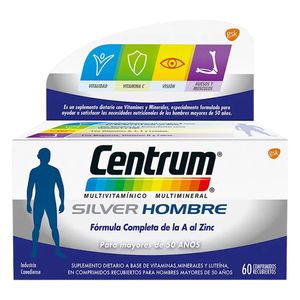 CENTRUM SILVER HOMBRE X60 COMPRIMIDOS