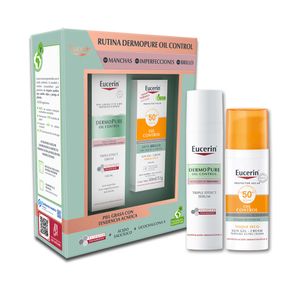 PACK RUTINA EUCERIN DERMOPURE OIL CONTROL PARA PIEL GRASA CON TENDENCIA ACNEICA