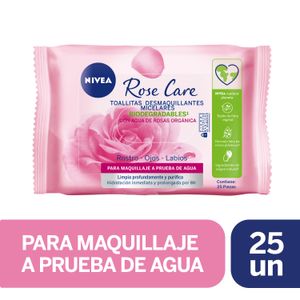 NIVEA TOALLITAS ROSES X 25UNID.