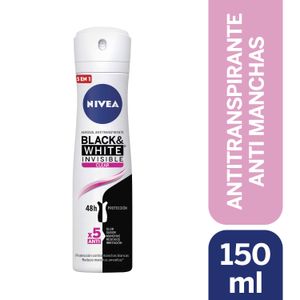 NIVEA DESODORANTE SPRAY INVISIBLE BLACK & WHITE CLEAR X 150ML