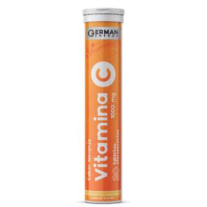VITAMINA C 1000 MG NARANJA GERMAN ENERGY 20 TABLETAS EFERVESCENTES