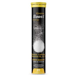 XTREME BOOST ENERGY, ENERGETICA SABOR GUARANA 20 TABLETAS EFERVESCENTES