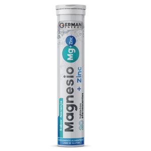 MAGNESIO 300 MG + ZINC 10 MG SABOR NARANJA GERMAN ENERGY 20 TABLETAS EFERVESCENTES