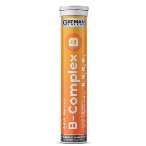 B-COMPLEX SABOR NARANJA GERMAN ENERGY 20 TABLETAS EFERVESCENTES