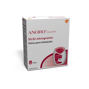 ANORO ELLIPTA 55-22 MCG PVO. INH. ORAL X 30 DOSIS