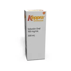 KEPPRA SOLUCION 100 MG/ML FCO 300 ML
