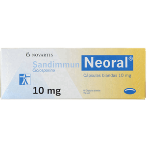 SANDIMMUN NEORAL 10 MG X 60 CAPS.