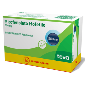MICOFENOLATO 500 MG X 50 COMP. REC.