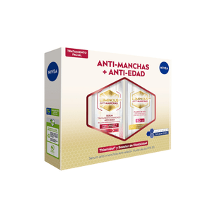 PACK RUTINA NIVEA CELLULAR LUMINOUS 630 ANTIMANCHAS Y ANTIEDAD SERUM 30 ML + FLUIDO DE DIA 40 ML