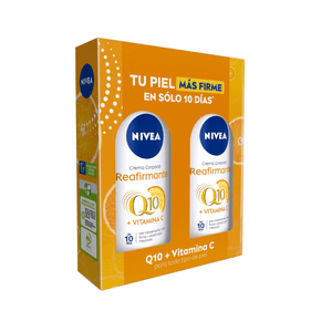 PACK NIVEA REAFIRMANTE Q10 + VIT C  400 ml X 2