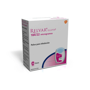 RELVAR 184/22 MCG 30 DOSIS