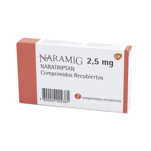 NARAMIG 2,5 MG X 7 COMP. REC.