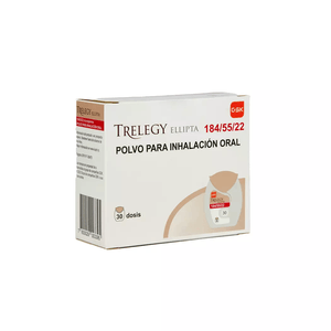 TRELEGY ELLIPTA 184/55/22 MCG PVO INH. ORAL X 30 DOSIS