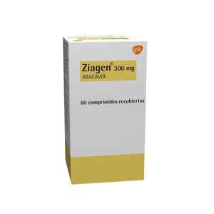 ZIAGEN 300 MG X 60 COMP. REC.