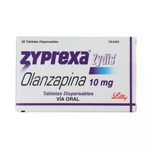 ZYPREXA ZYDIS 10 MG X 28 TABLETAS DISPERSABLES