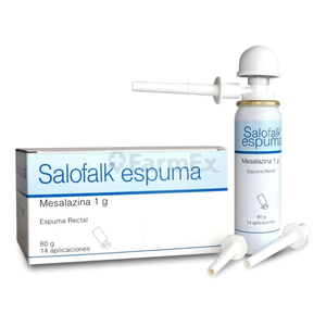 SALOFALK ESPUMA 1 G RECTAL X 14 APLIC. 80 G