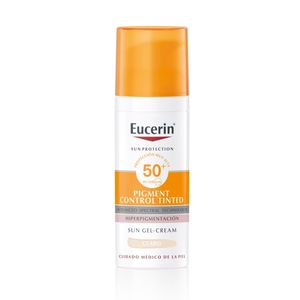EUCERIN SOLAR FACE CARE OIL CONTROL TONO CLARO FPS 50+ X 50 ML