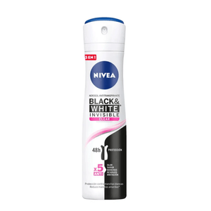 NIVEA DESODORANTE SPRAY INVISIBLE BLACK & WHITE CLEAR X 150ML