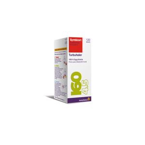 SYMBICORT TURBUHALER 160 - 4.5 MCG PVO. INH. BUCAL X 120 DOSIS
