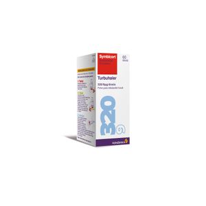 SYMBICORT TURBUHALER 320 / 9 MCG PVO. INH. BUCAL X 60 DOSIS