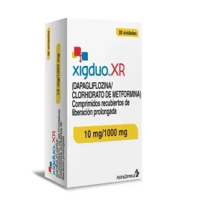 XIGDUO XR 10 / 1000 MG 28 UNID. COMP. REC. LIB. PROL.